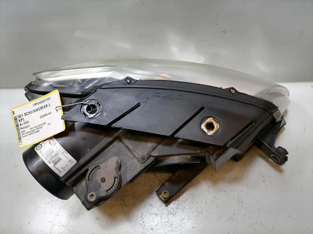 VW Passat 3C B6 original Scheinwerfer vorn links Halogen Bj.2006